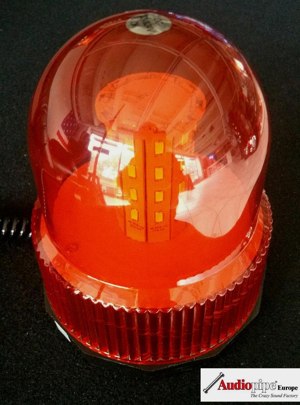 Rundumleuchte orange 12V mit Magnetfuß