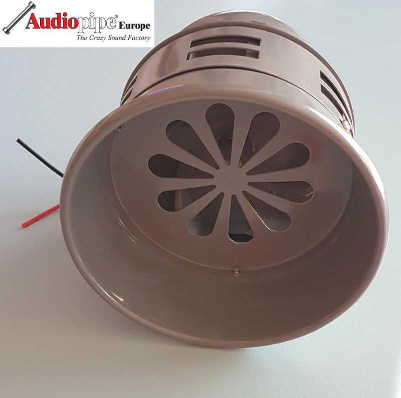 TWISTER 3 Klang Hupe mit Echo Chrome - Audiopipe